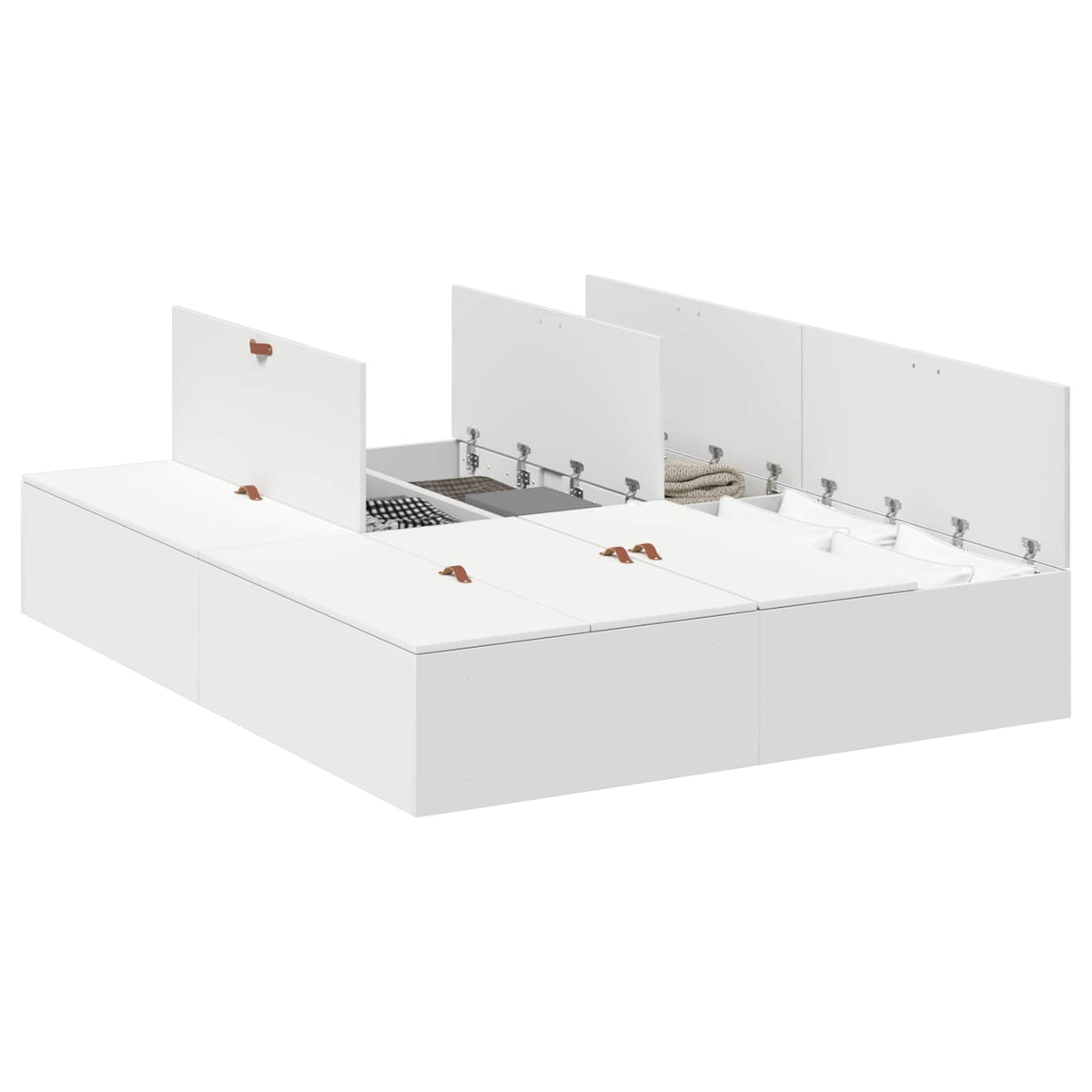 Lit coffre – Blanc – 140 x 200 cm