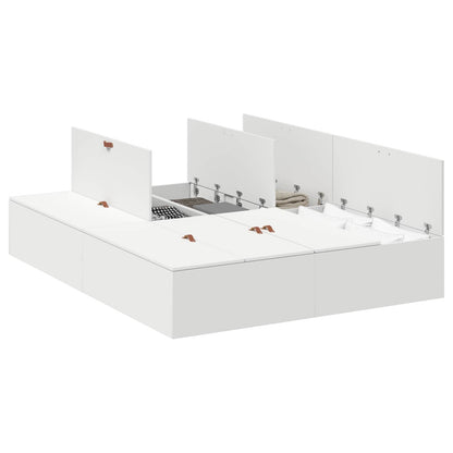 Lit coffre – Blanc – 140 x 200 cm