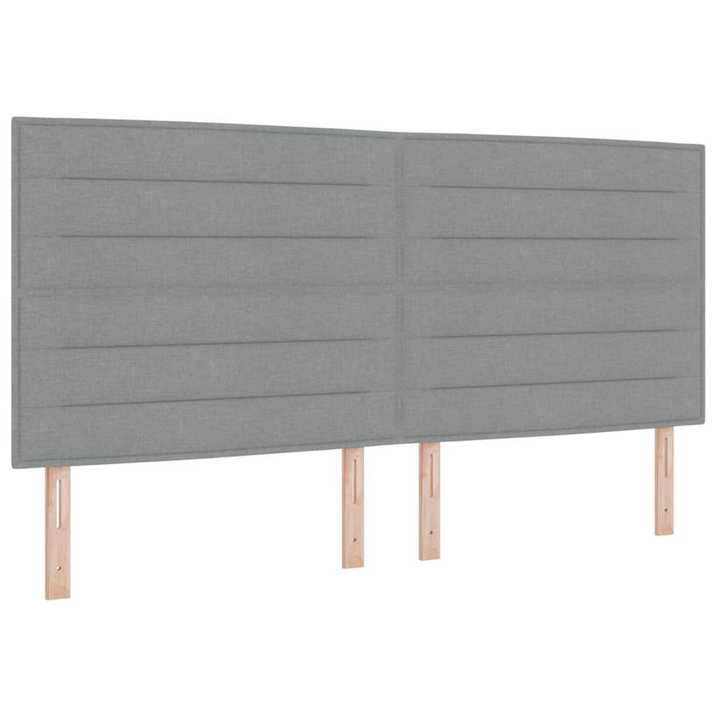 Tête de lit tissu – Gris clair tissu