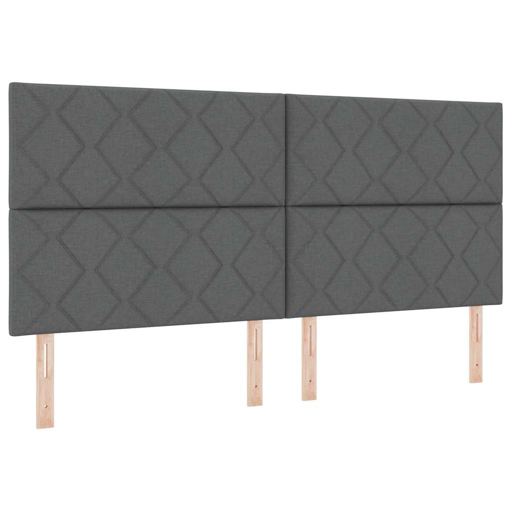 Tête de lit tissu – Gris foncé tissu – 200 cm