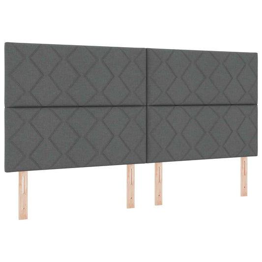 Tête de lit tissu – Gris foncé tissu – 200 cm