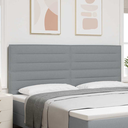 Tête de lit tissu – Gris clair tissu
