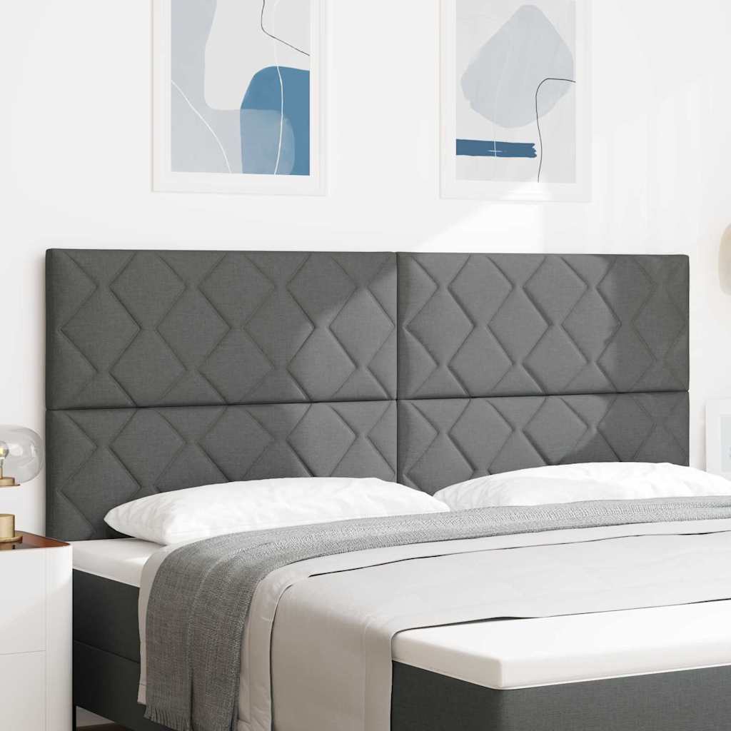 Tête de lit LED – Gris tissu – 200 cm
