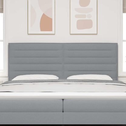 Tête de lit tissu – Gris clair tissu