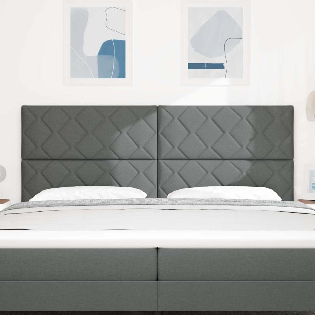 Tête de lit tissu – Gris foncé tissu – 200 cm
