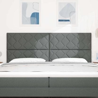 Tête de lit tissu – Gris foncé tissu – 200 cm