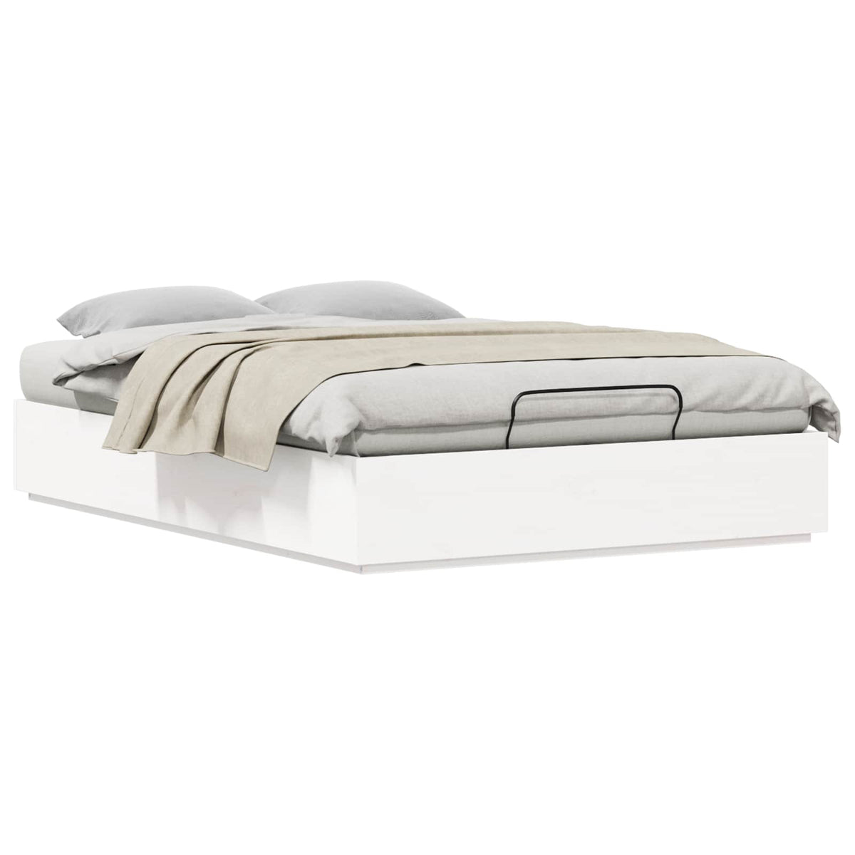 Lit coffre – Blanc – 140 x 200 cm (2)