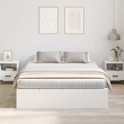 Lit coffre – Blanc – 140 x 200 cm