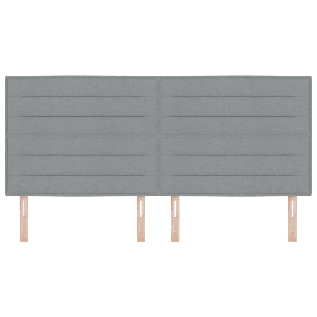 Tête de lit tissu – Gris clair tissu