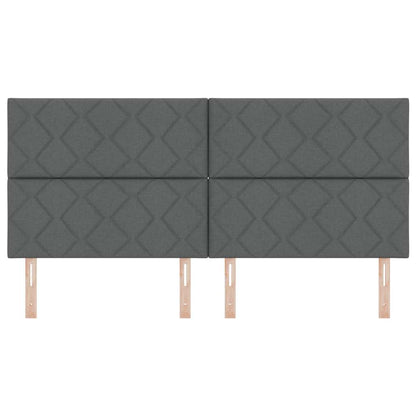 Tête de lit tissu – Gris foncé tissu – 200 cm