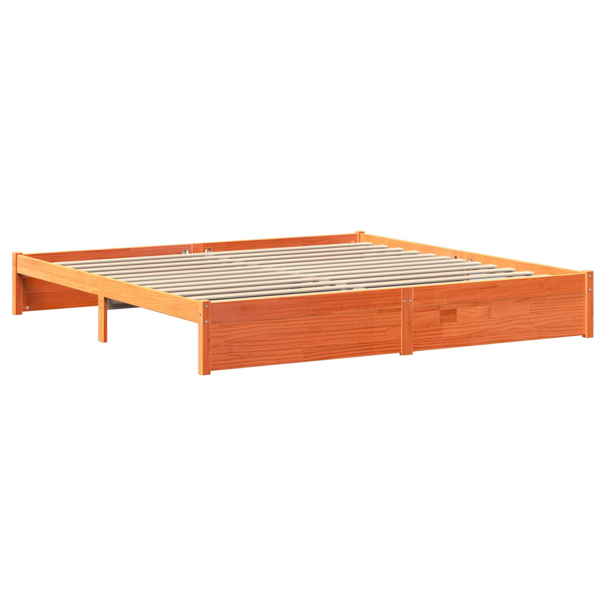Tête de lit avec rangement – Cire marron