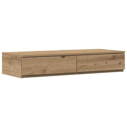Lit coffre à tiroirs – Chêne artisanal – 100 cm