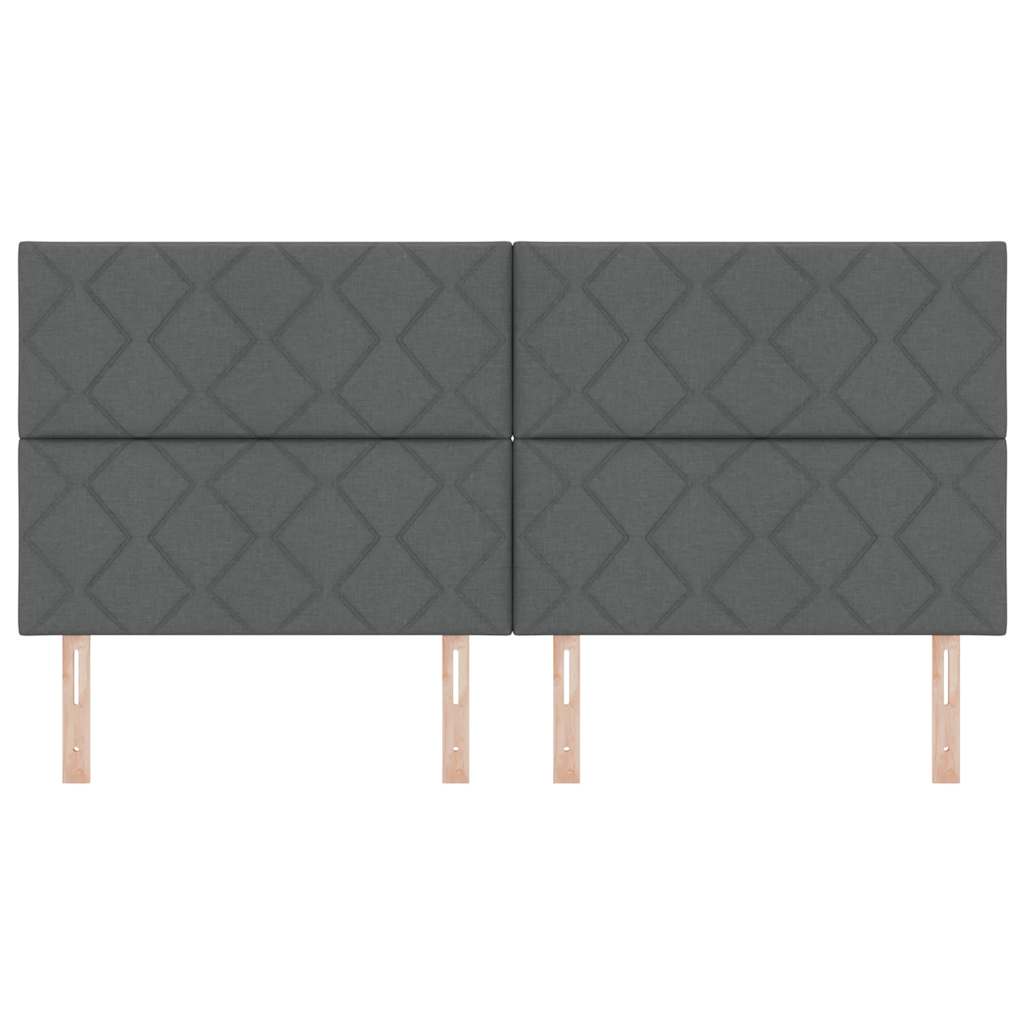 Tête de lit LED – Gris tissu – 200 cm