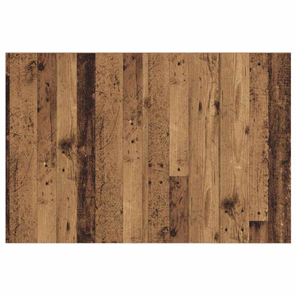 Tête de lit avec rangement – Bois ancien bois d'ingénierie
