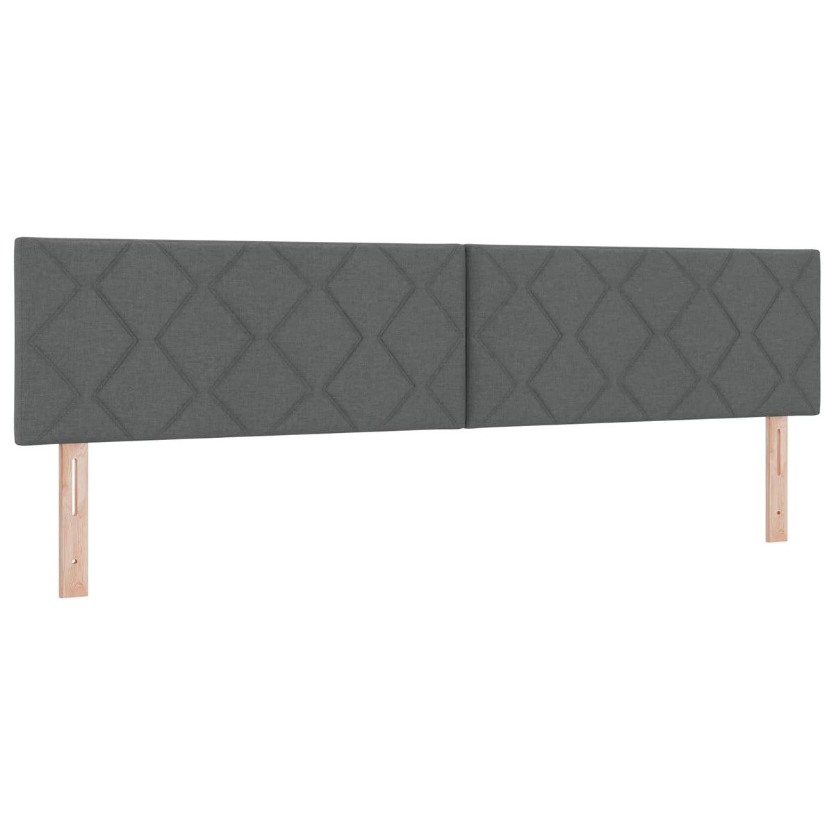 Lit boxspring avec matelas – Gris foncé tissu – 200 x 200 cm