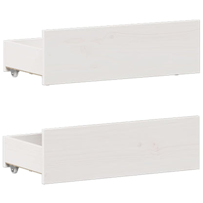 Cadre de lit avec tête de lit – Blanc – 120 x 200 cm
