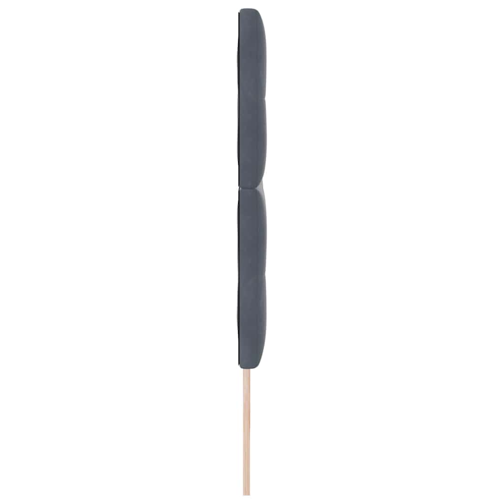 Tête de lit LED – Gris velours – 200 cm