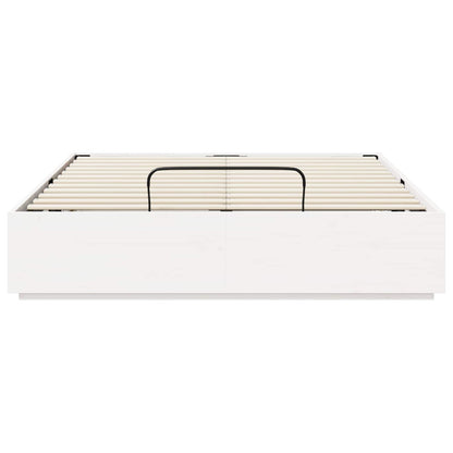 Lit coffre – Blanc – 140 x 200 cm (2)