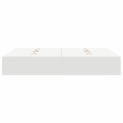 Lit coffre – Blanc – 140 x 200 cm