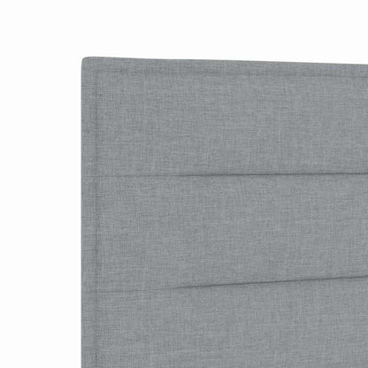 Tête de lit tissu – Gris clair tissu