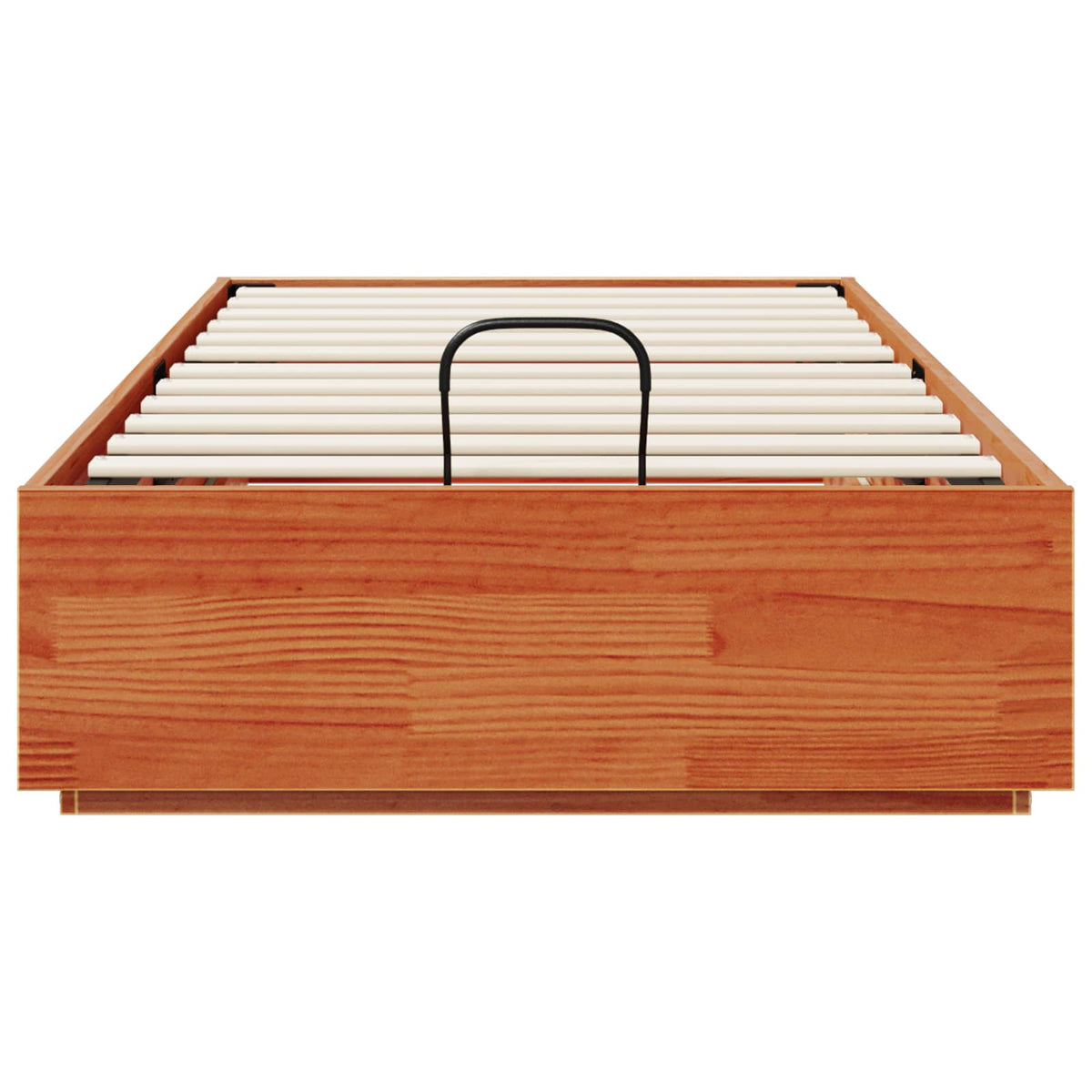Lit coffre – Brun cire – 100 x 200 cm