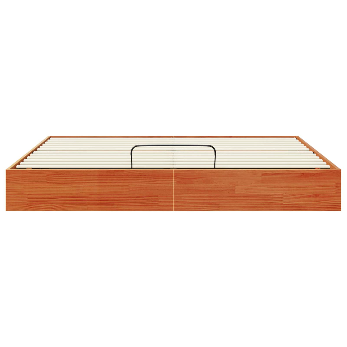 Lit coffre – Brun ciré – 200 x 200 cm