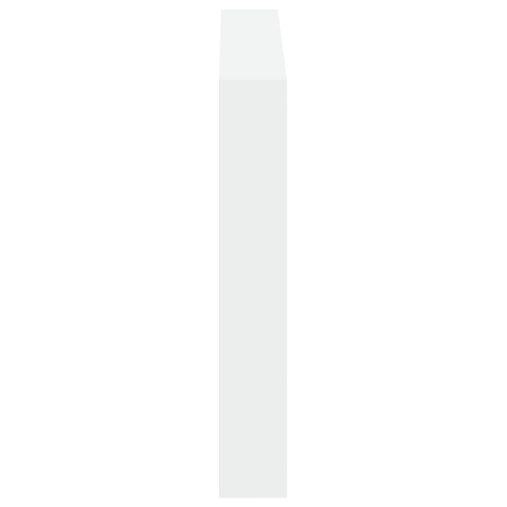 Tête de lit avec rangement – Blanc – 100 x 17 x 102 cm